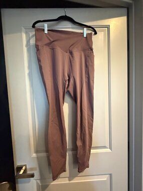 POPFLEX Supersculpt™ Leggings with Pockets - Pecan XL / 27" Gently Used